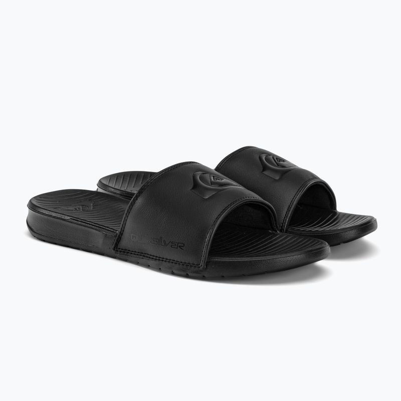 Шльопанці чоловічі Quiksilver Bright Coast Slide solid black 4