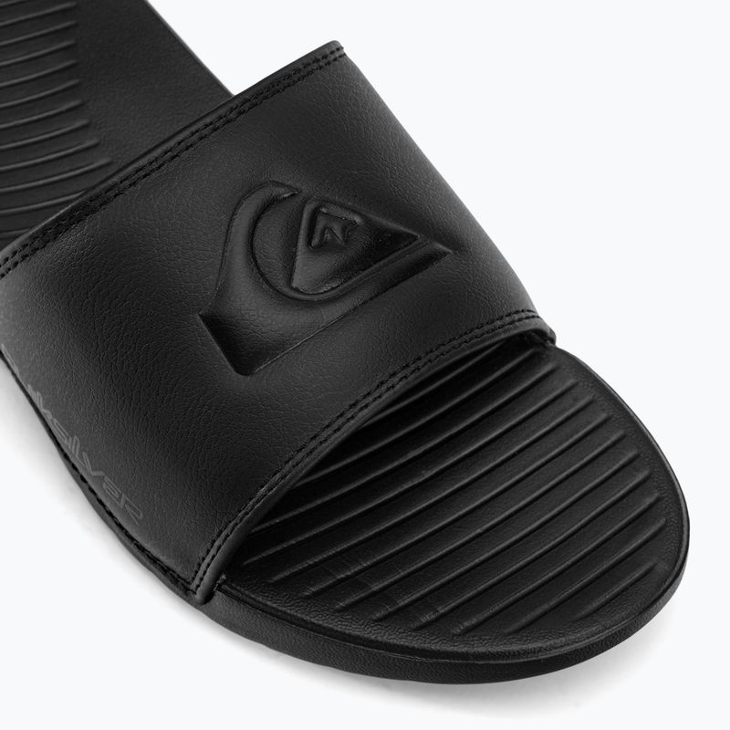 Шльопанці чоловічі Quiksilver Bright Coast Slide solid black 7