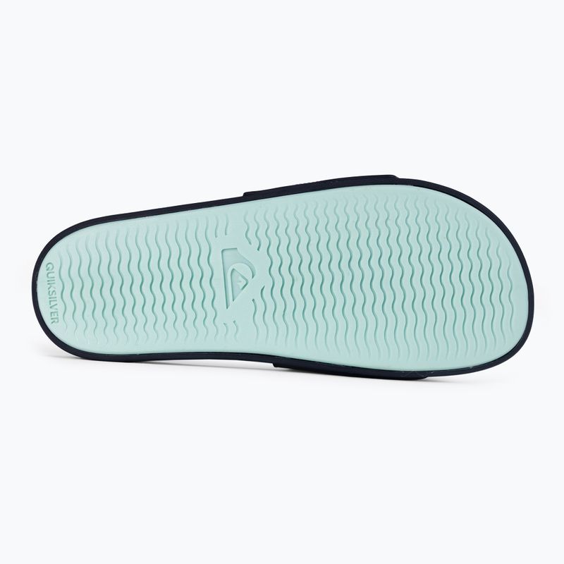 Шльопанці чоловічі Quiksilver Rivi Wordmark Slide blue/blue/blue 4