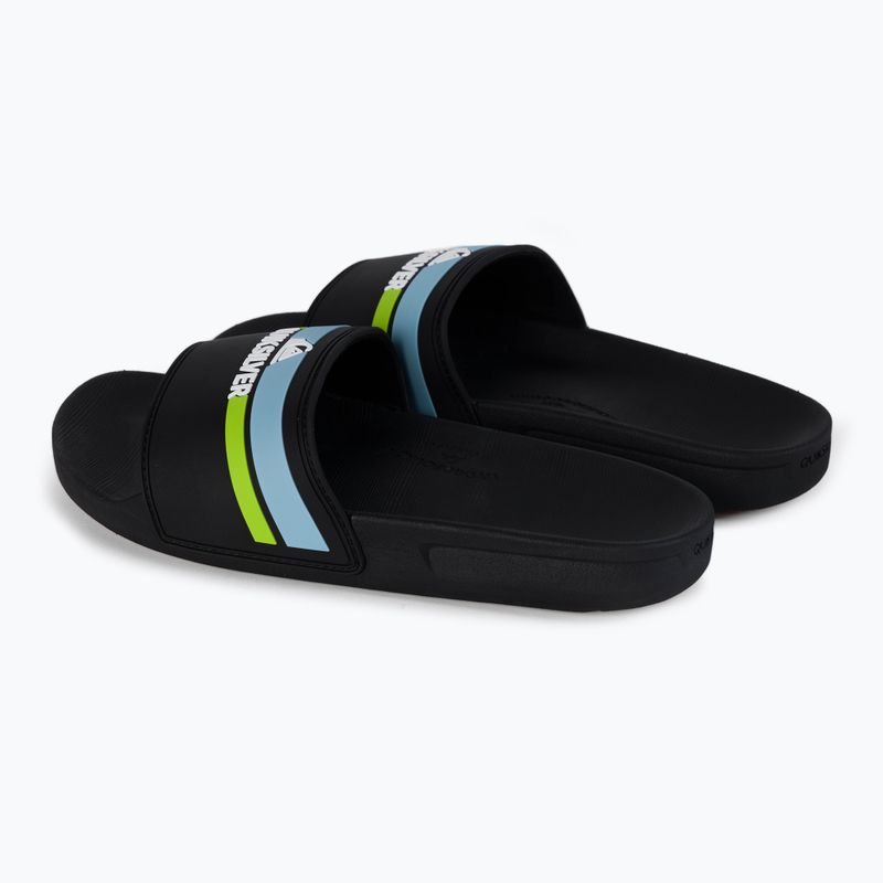 Шльопанці дитячі Quiksilver Rivi Slide Youth black/orange/blue 3
