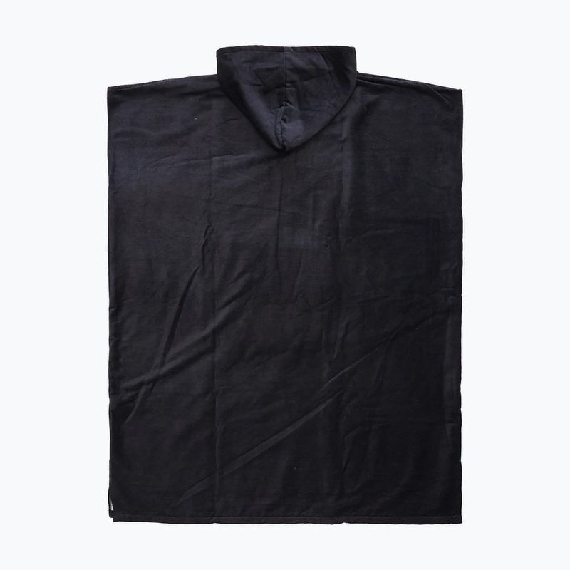 Дитяче пончо Quiksilver Hoody чорне з капюшоном 2