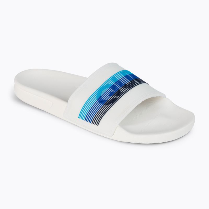 Шльопанці чоловічі Quiksilver Rivi Wordmark Slide white/white/blue
