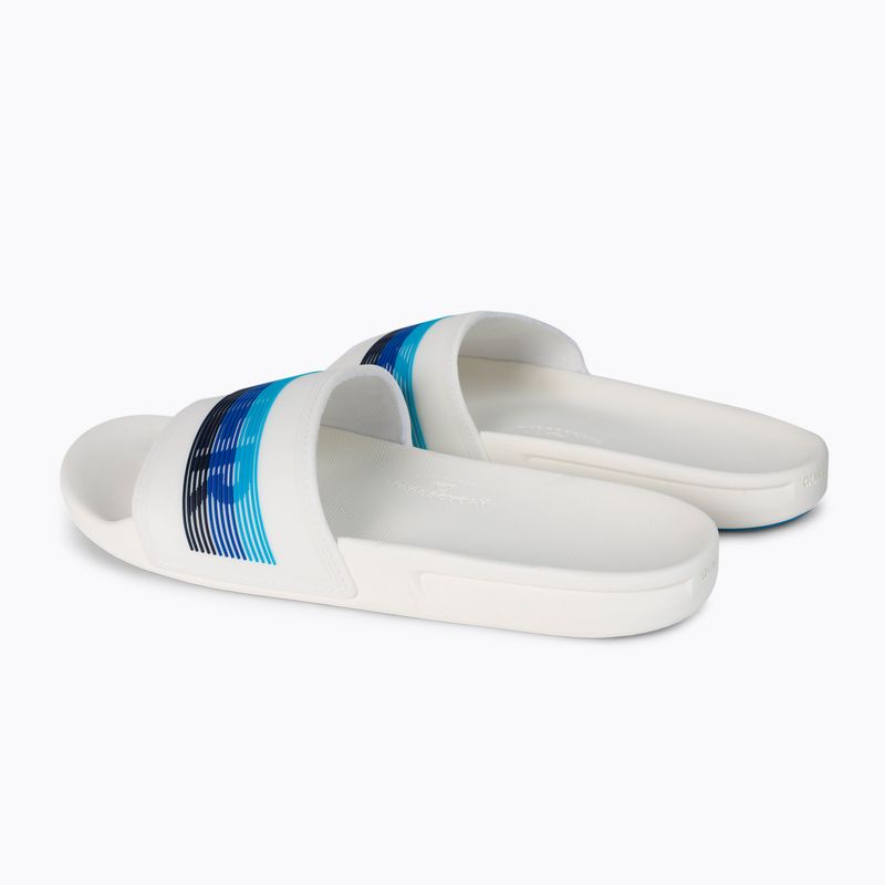 Шльопанці чоловічі Quiksilver Rivi Wordmark Slide white/white/blue 3