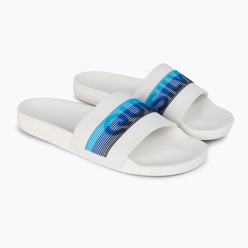 Шльопанці чоловічі Quiksilver Rivi Wordmark Slide white/white/blue 5