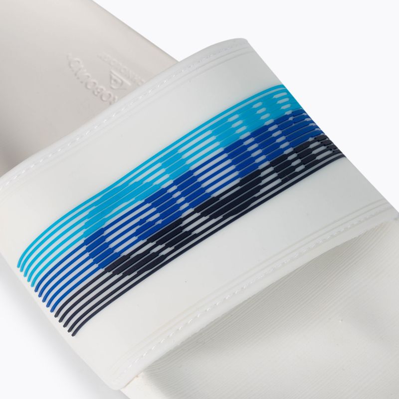 Шльопанці чоловічі Quiksilver Rivi Wordmark Slide white/white/blue 7