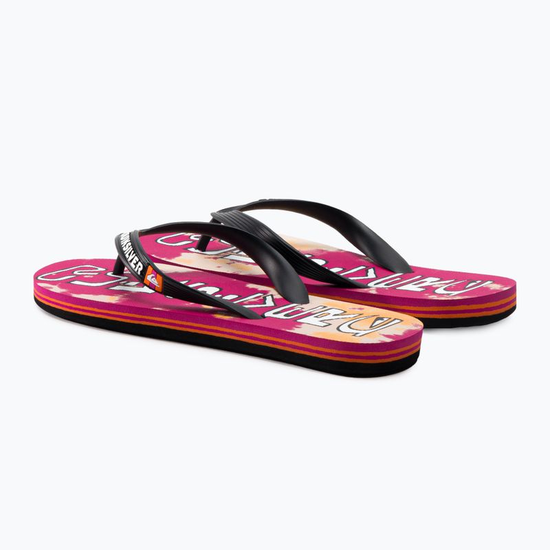 В'єтнамки чоловічі Quiksilver Molokai Acid Drop black/orange/orange 3