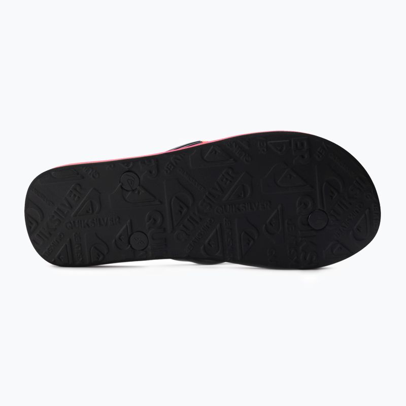 В'єтнамки чоловічі Quiksilver Molokai Acid Drop black/orange/orange 4
