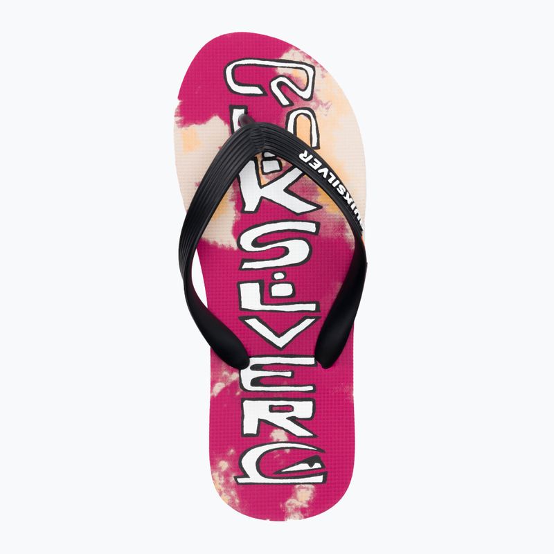 В'єтнамки чоловічі Quiksilver Molokai Acid Drop black/orange/orange 6