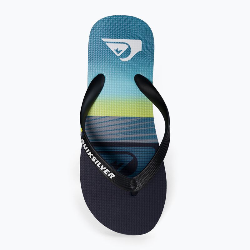 Шльопанці дитячі Quiksilver Molokai Art сині 1 6