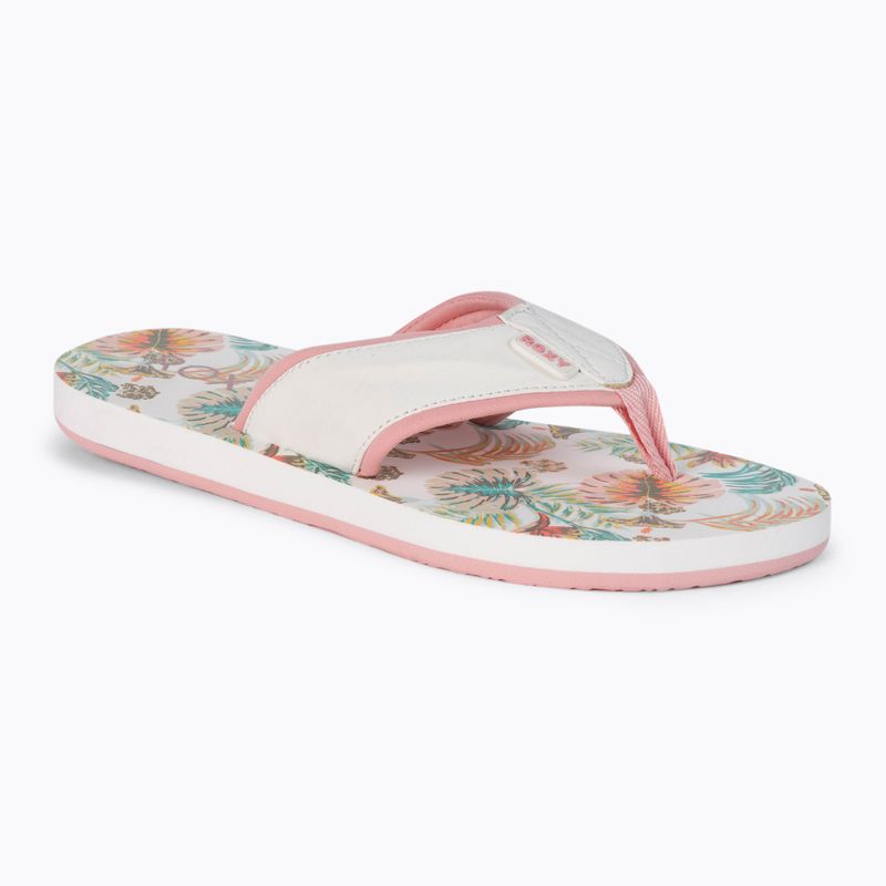 В'єтнамки жіночі ROXY Coastin Print white/pink