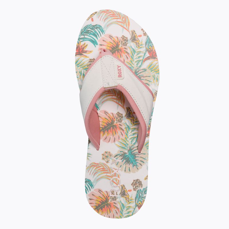 В'єтнамки жіночі ROXY Coastin Print white/pink 6