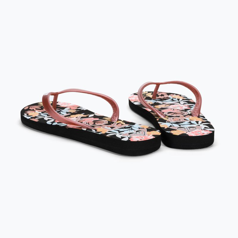 В'єтнамки жіночі ROXY Tahiti VII black/pink 3