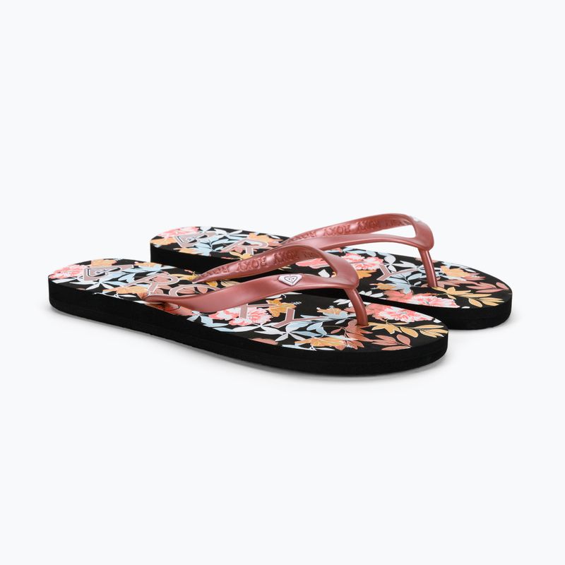 В'єтнамки жіночі ROXY Tahiti VII black/pink 5