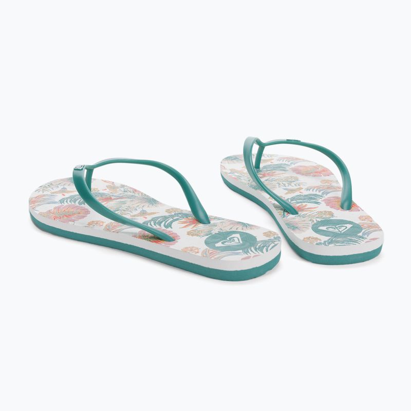 В'єтнамки жіночі ROXY To The Sea X white/aqua 3