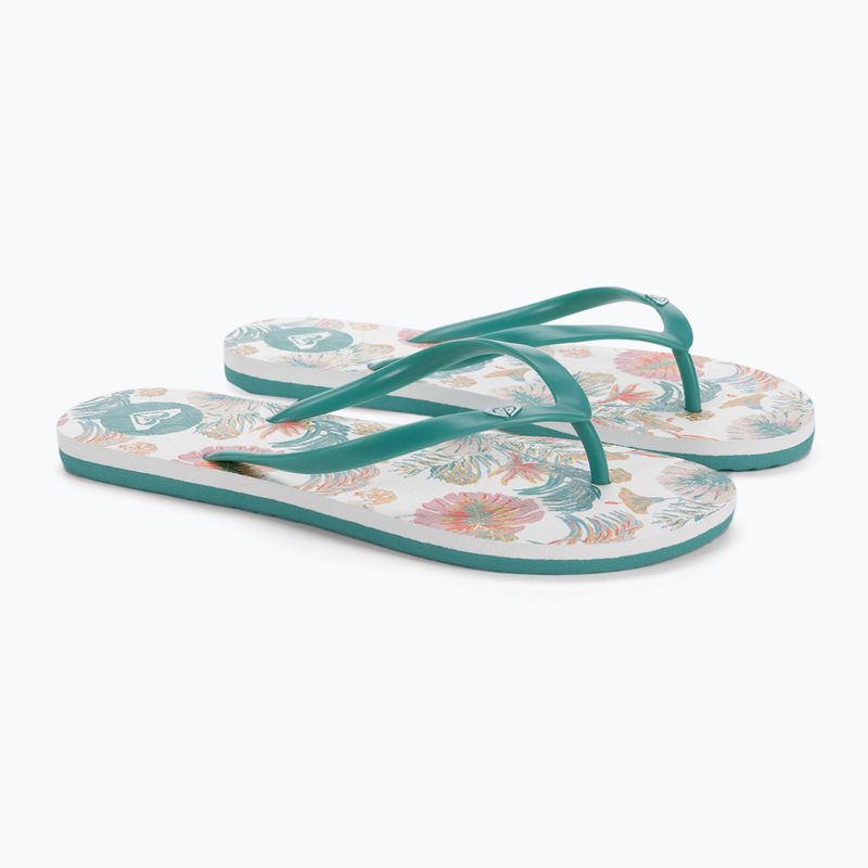 В'єтнамки жіночі ROXY To The Sea X white/aqua 5