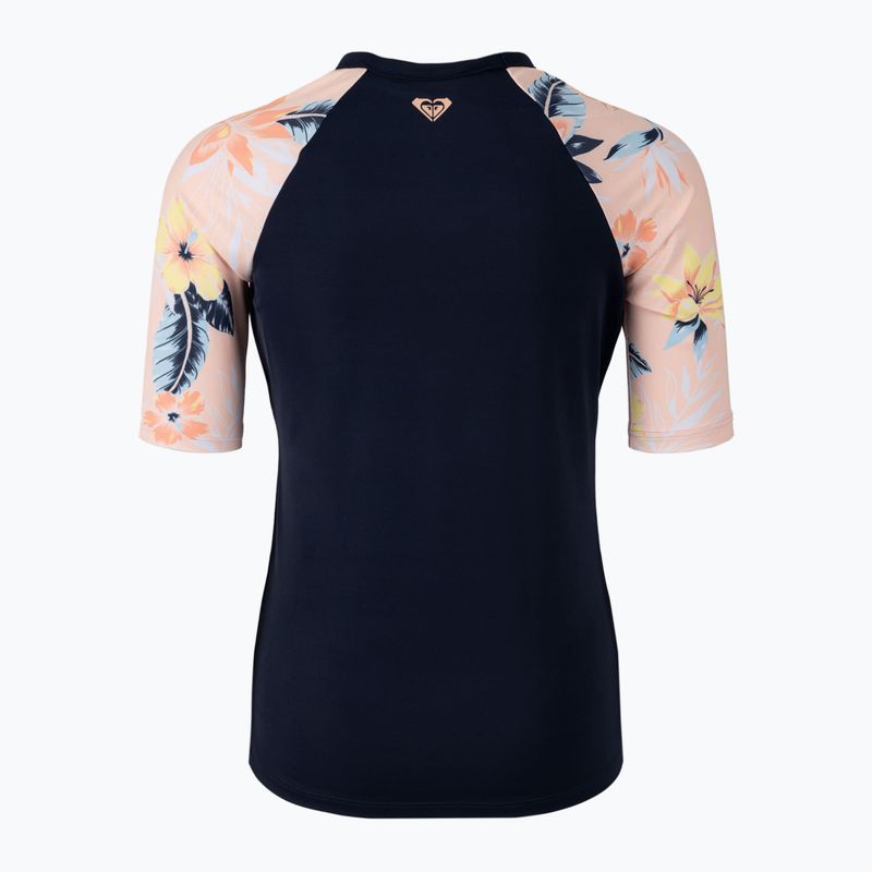 Футболка для плавання дитяча ROXY Printed tropical peach/tropical bree 2