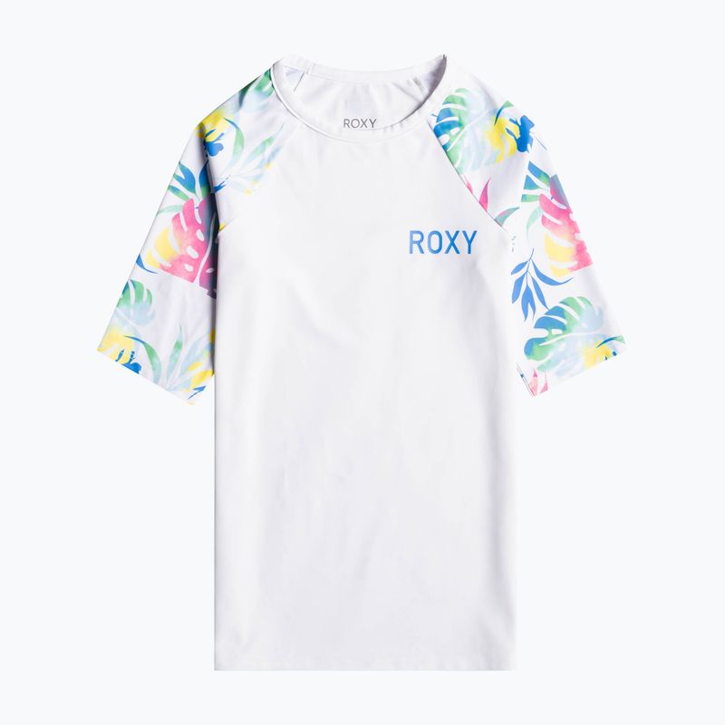 Футболка для плавання дитяча ROXY Printed bright white/surf trippin 4