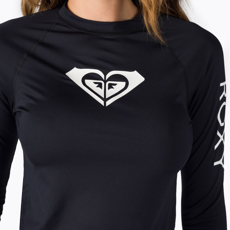 Лонгслів для плавання жіночий ROXY Whole Hearted anthracite 4