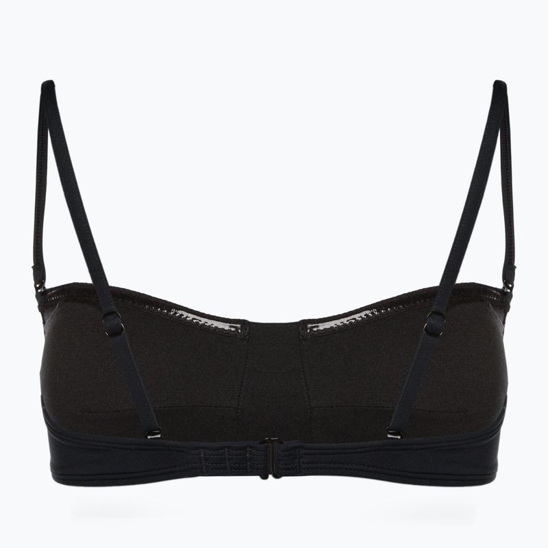 Купальник суцільний жіночий ROXY Beach Classics Bandeau anthracite 2