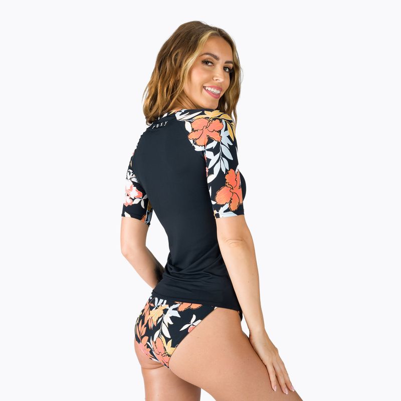 Футболка для плавання жіноча ROXY Beach Classics anthracite/island vibes 3