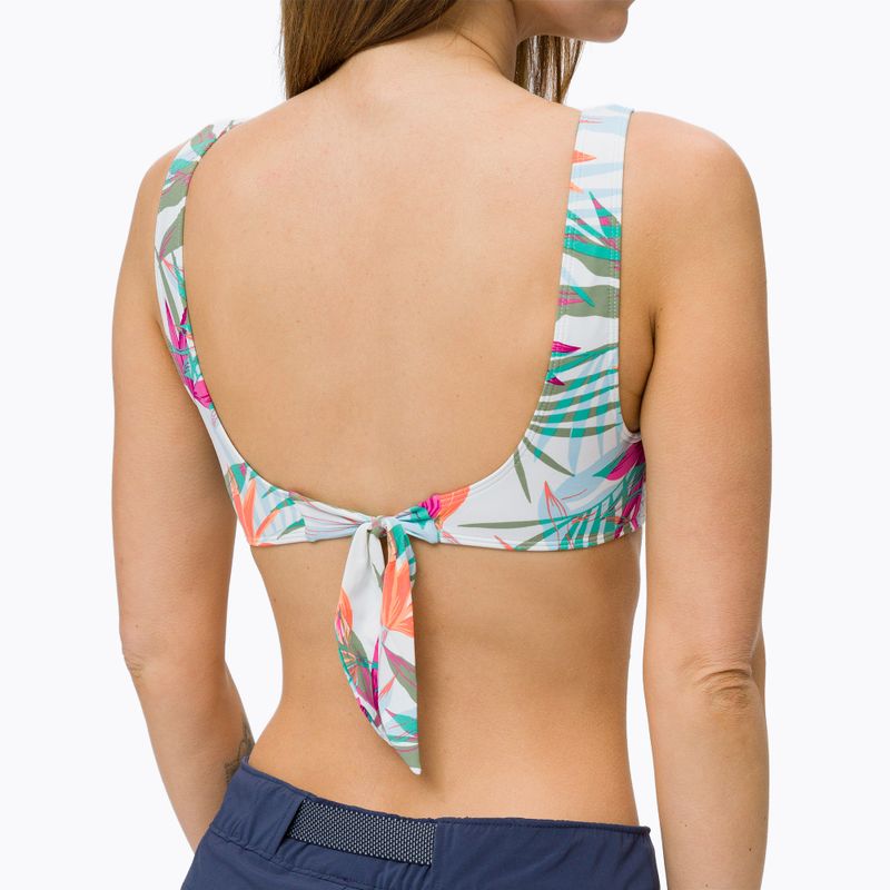 Купальник суцільний жіночий ROXY Beach Classics Elongated Triangle bright white/floral of paradis 3