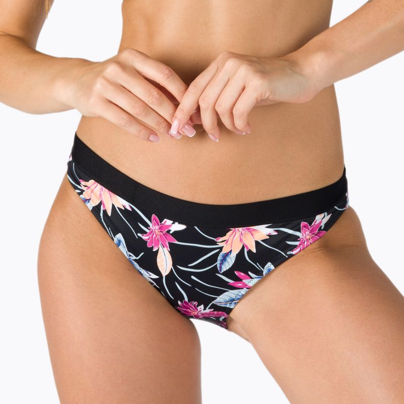 Низ від купальника ROXY Active anthracite/floral flow 2