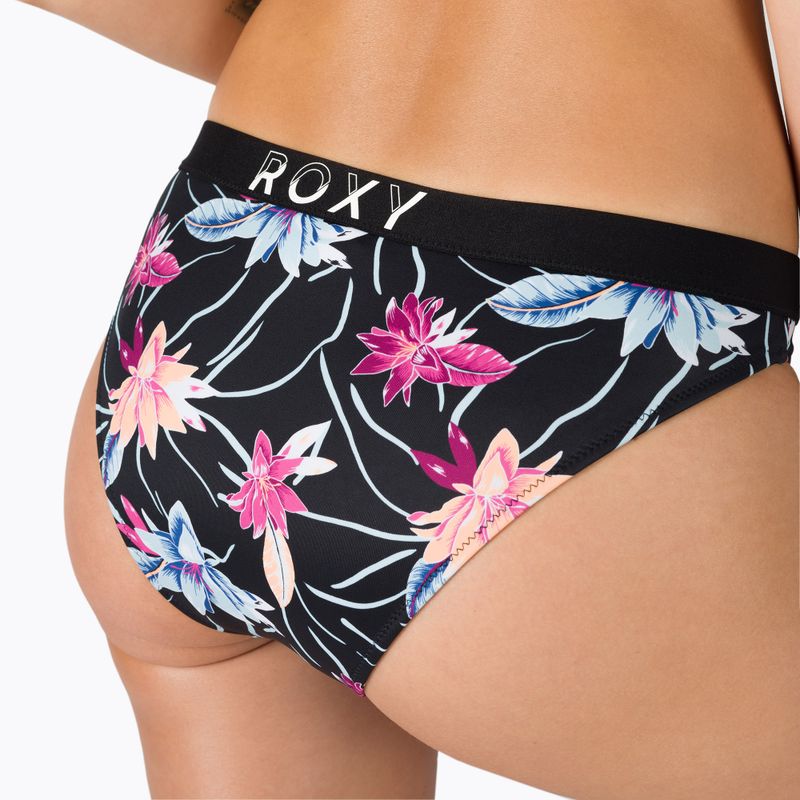 Низ від купальника ROXY Active anthracite/floral flow 5