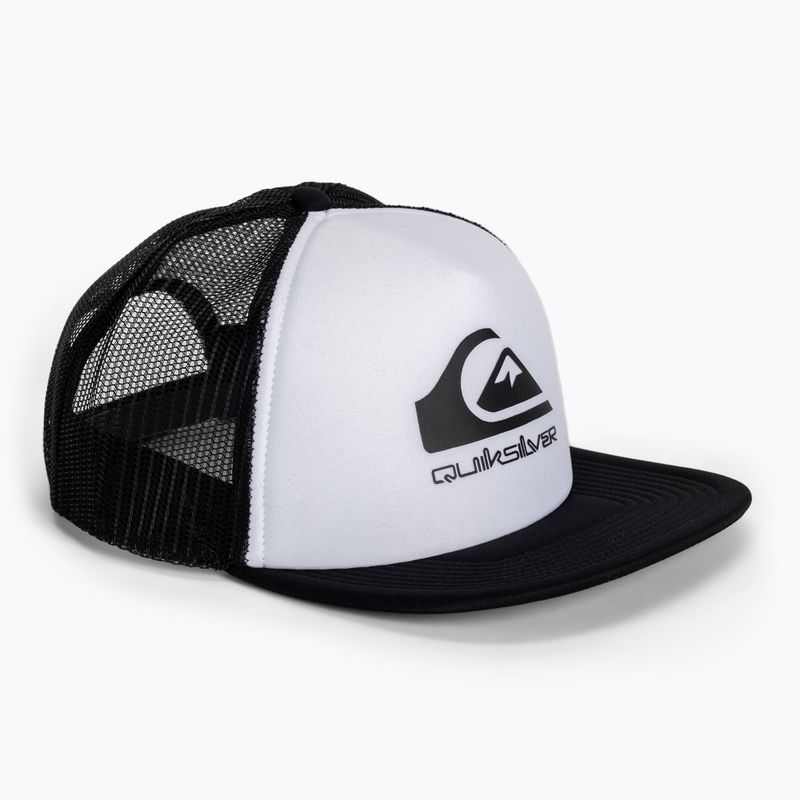 Бейсболка чоловіча Quiksilver Foamslayer white/black
