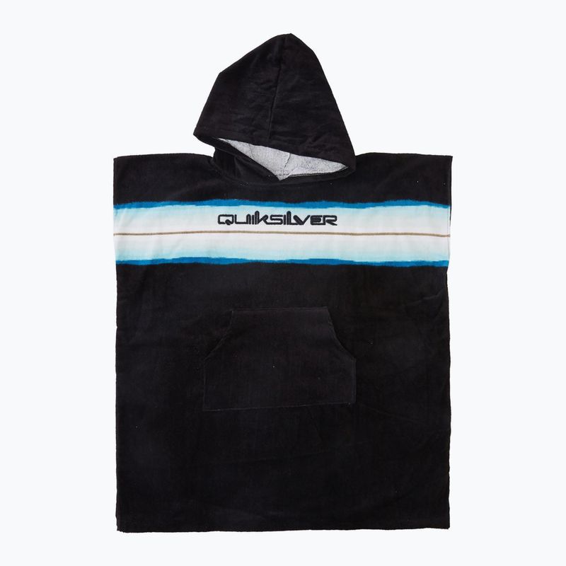 Пончо дитяче Quiksilver Hoody Towel black/blue 4