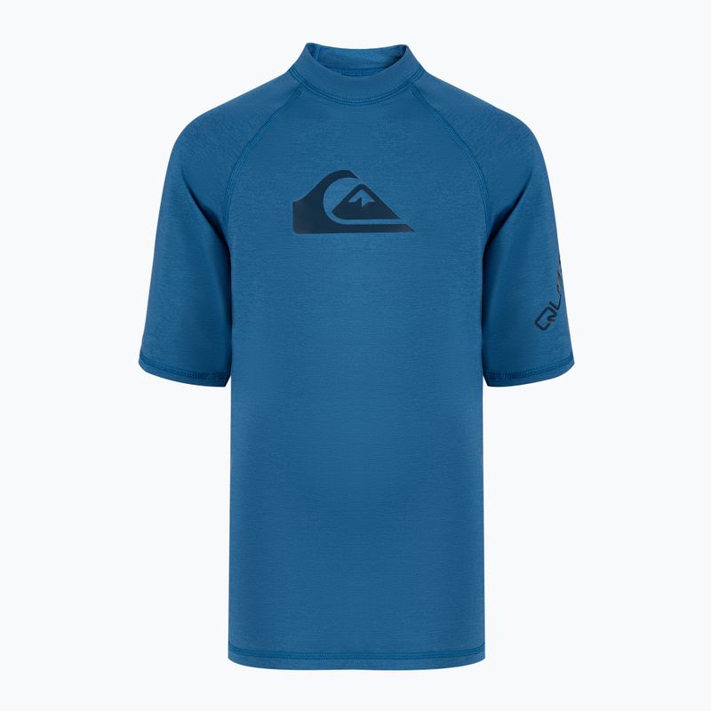 Футболка для плавання дитяча Quiksilver All Time vallarta blue heather