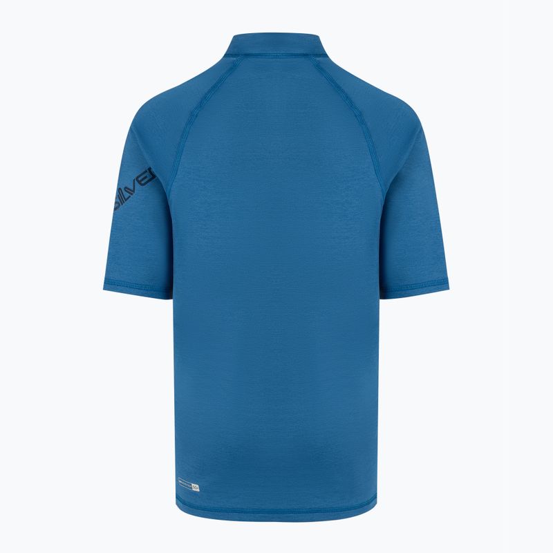 Футболка для плавання дитяча Quiksilver All Time vallarta blue heather 2