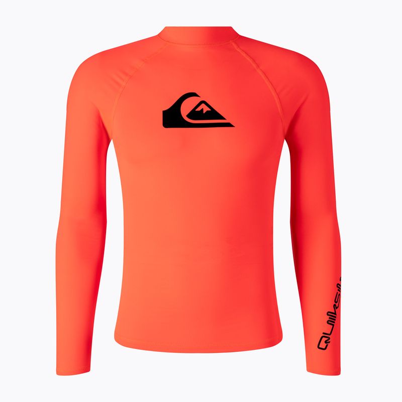 Лонгслів для плавання чоловічий Quiksilver All Time fiery coral