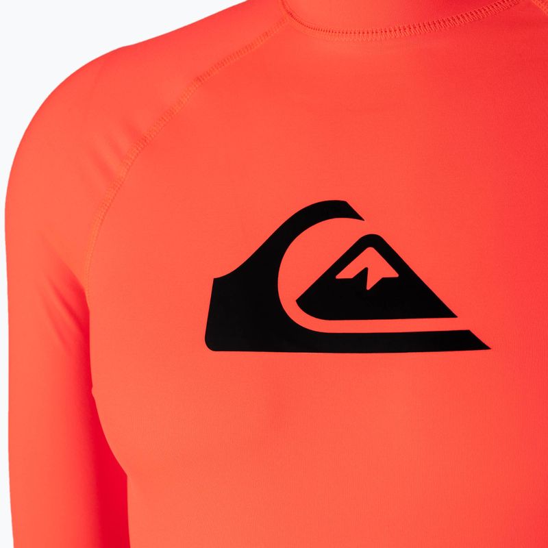 Лонгслів для плавання чоловічий Quiksilver All Time fiery coral 3
