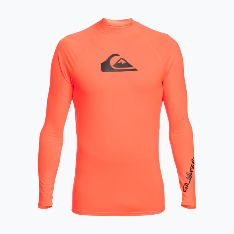 Лонгслів для плавання дитячий Quiksilver All Time fiery coral