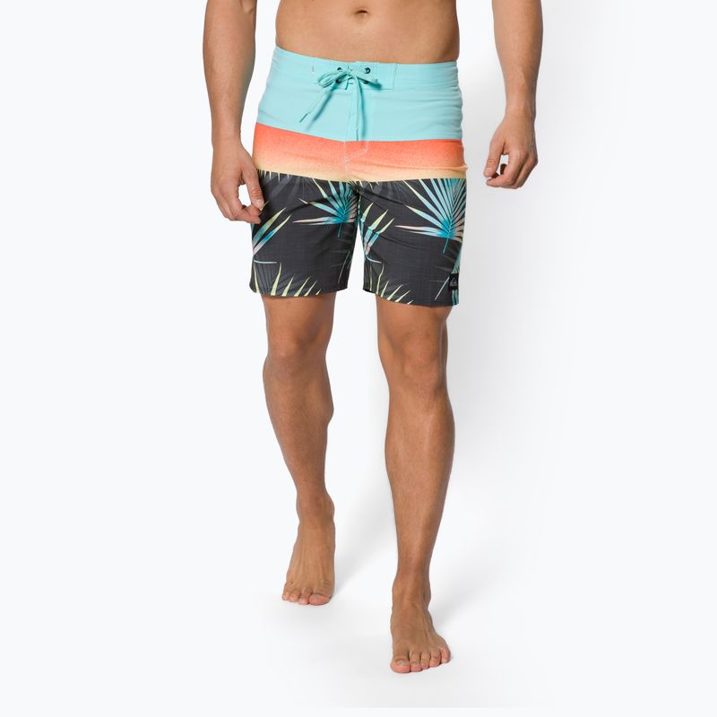 Шорти для плавання чоловічі Quiksilver Surfsilk Panel 18" 2022 tarmac
