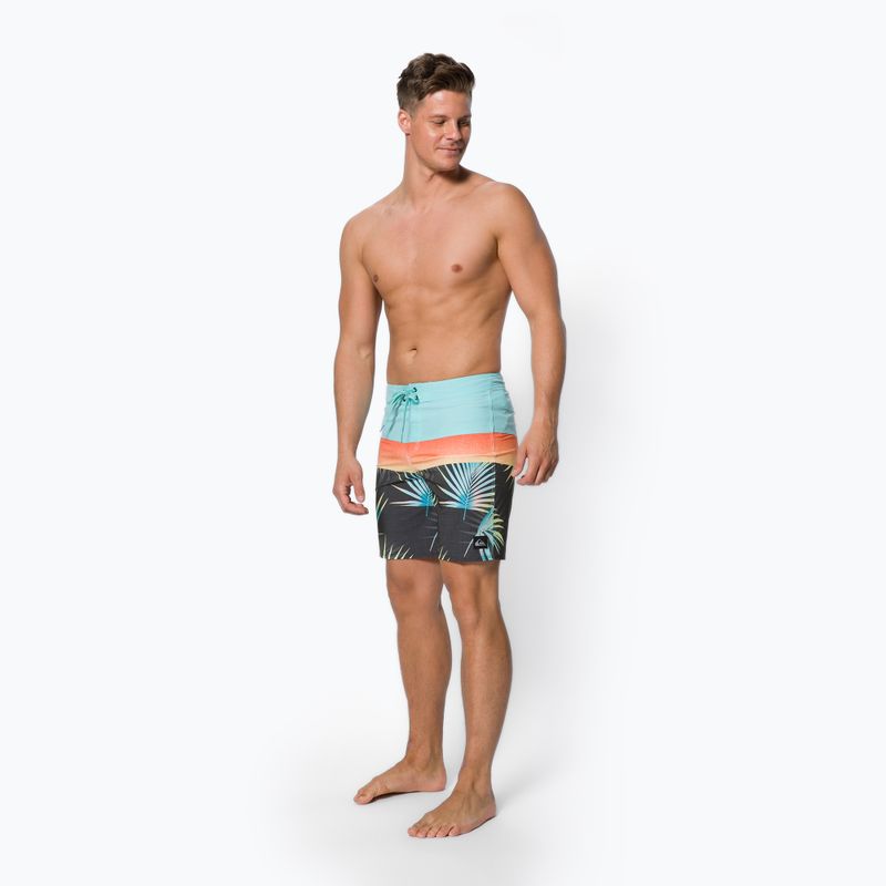 Шорти для плавання чоловічі Quiksilver Surfsilk Panel 18" 2022 tarmac 2