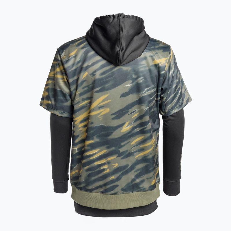 Кофта сноубордична чоловіча DC Dryden angled tie dye ivy green 8
