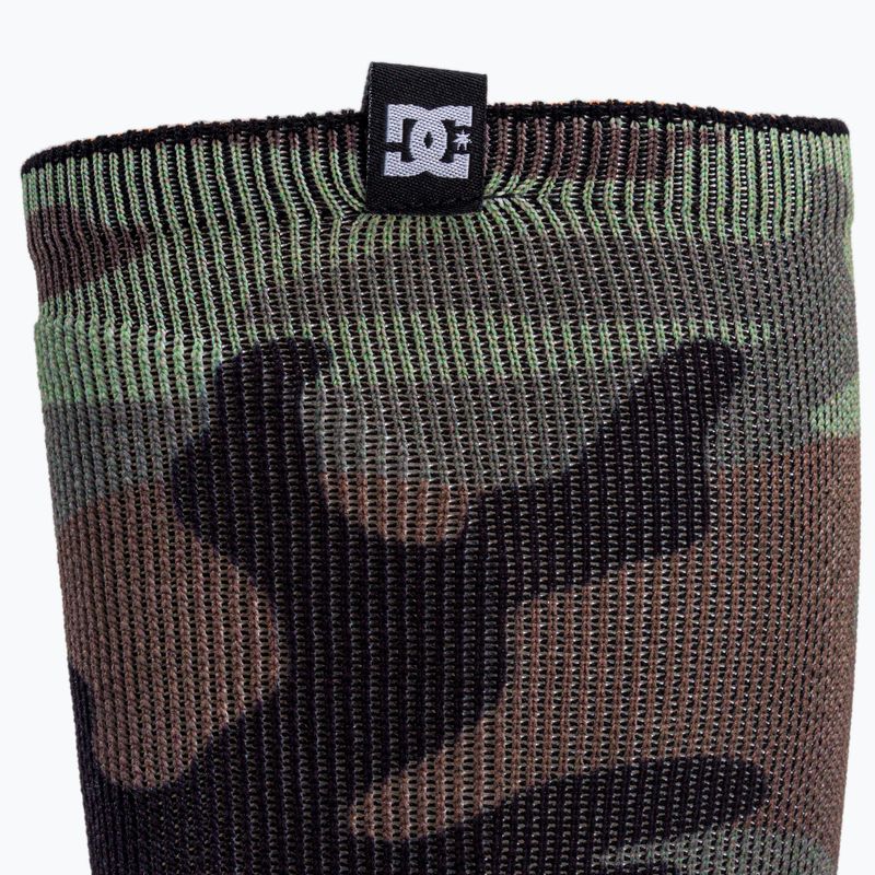 Шкарпетки сноубордичні чоловічі DC Summit woodland camo green 3