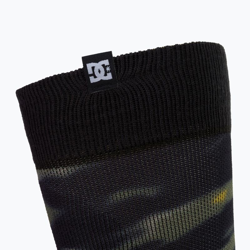Шкарпетки сноубордичні чоловічі DC Sanctioned angled tie dye ivy green 3