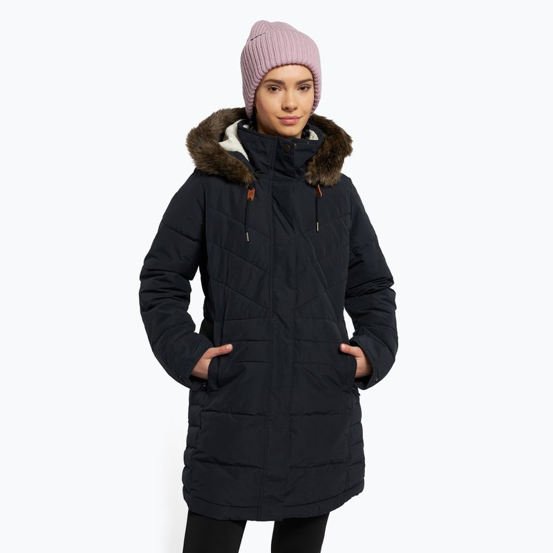 Пуховик жіночий ROXY Ellie true black