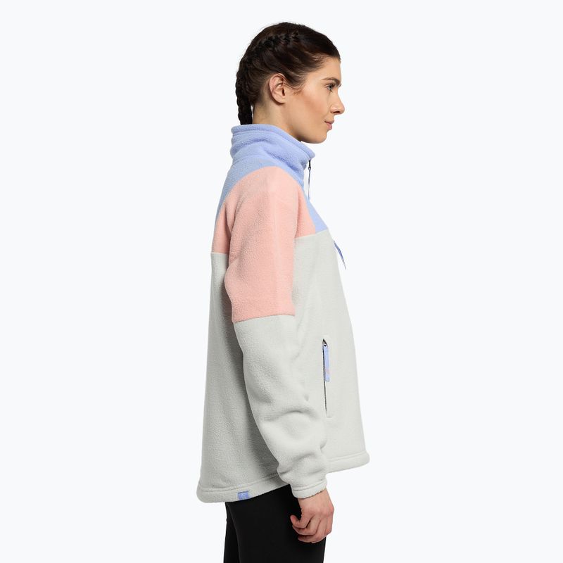 Кофта сноубордична жіноча ROXY Chloe Kim Layer heather grey 3
