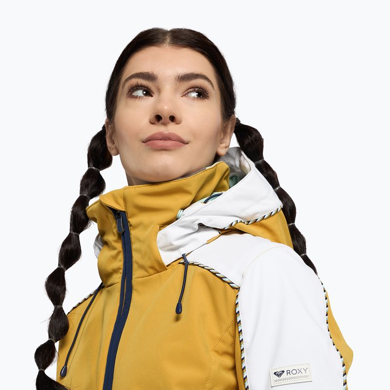 Куртка сноубордична жіноча ROXY Peak Chic Softshell honey 6