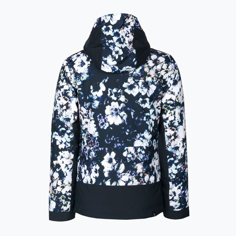 Куртка сноубордична дитяча ROXY Silverwinter true black black flowers 2