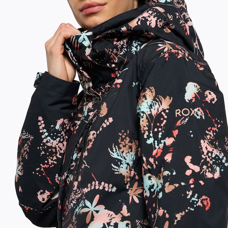 Куртка сноубордична жіноча ROXY Jetty true black tropical cyanotype 6
