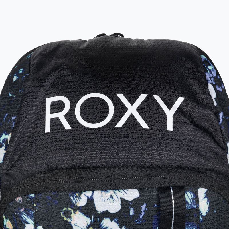 Рюкзак сноубордичний жіночий ROXY Tribute 23 l true black black flowers 4