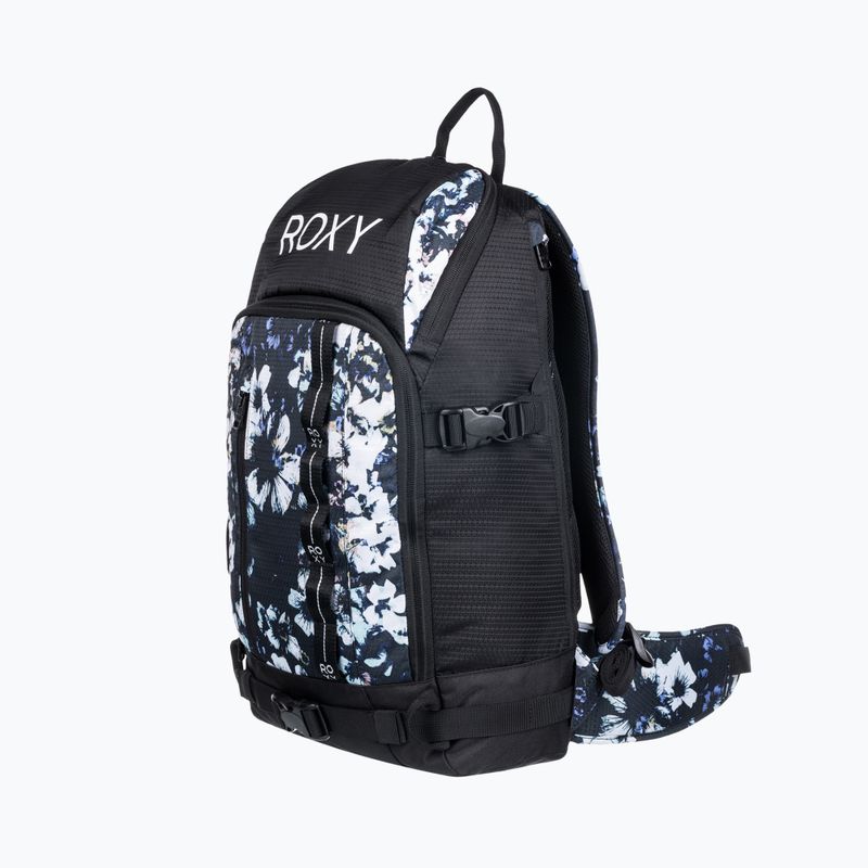 Рюкзак сноубордичний жіночий ROXY Tribute 23 l true black black flowers 7