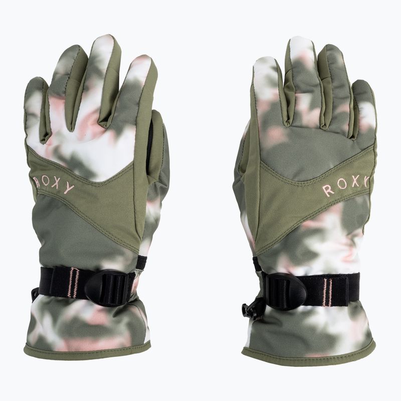 Рукавиці сноубордичні жіночі ROXY Jetty deep lichen green nimal 2