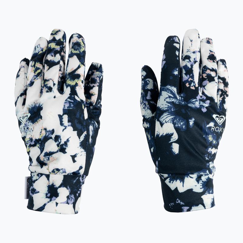 Рукавиці сноубордичні жіночі ROXY HydroМастилоt Liner true black black flowers 2