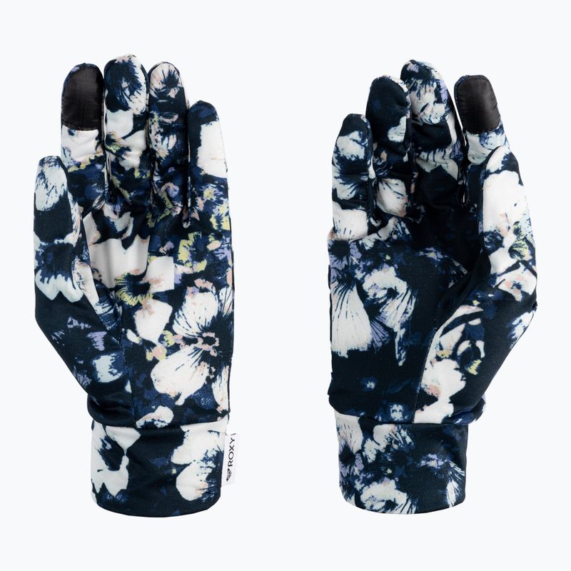 Рукавиці сноубордичні жіночі ROXY HydroМастилоt Liner true black black flowers 3