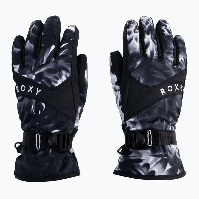 Рукавиці сноубордичні жіночі ROXY Jetty true black future flower 3